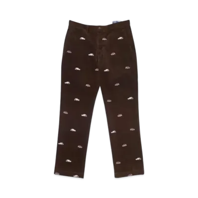 PALACE x Ralph Lauren Embroidered Cord Gti Chino "Brown"