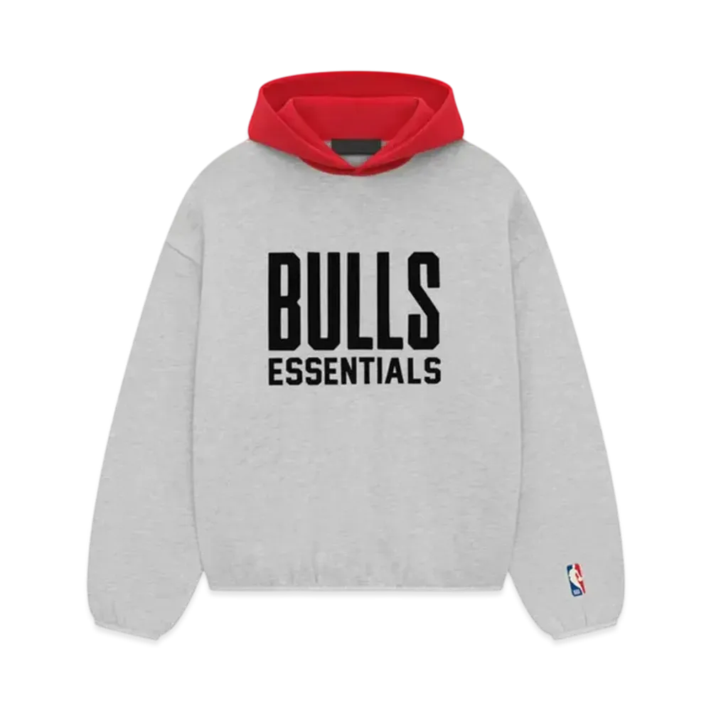 FEAR OF GOD ESSENTIALS x NBA Bulls Hoodie "Light Heather"
