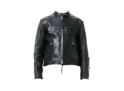OUR LEGACY Yurei Jacket "Whisker Black Buffed Lambskin"