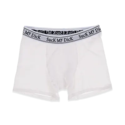 THUG CLUB Suck My Dick Boxer Briefs "White"