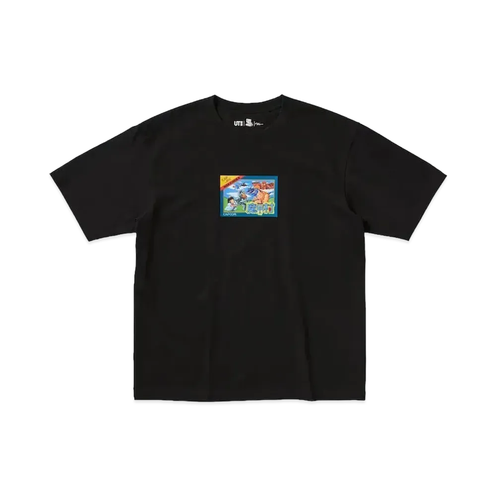 Uniqlo UT x Kosuke Kawamura x CAPCOM 40th Graphic T-Shirt Ghosts 'n Goblins "Black"