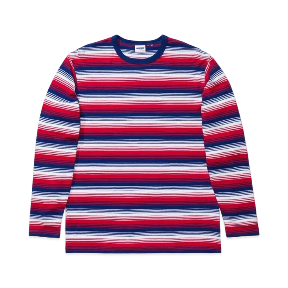 UNDEFEATED SHADOW STRIPE L/S TEE - 10036 "Blue"