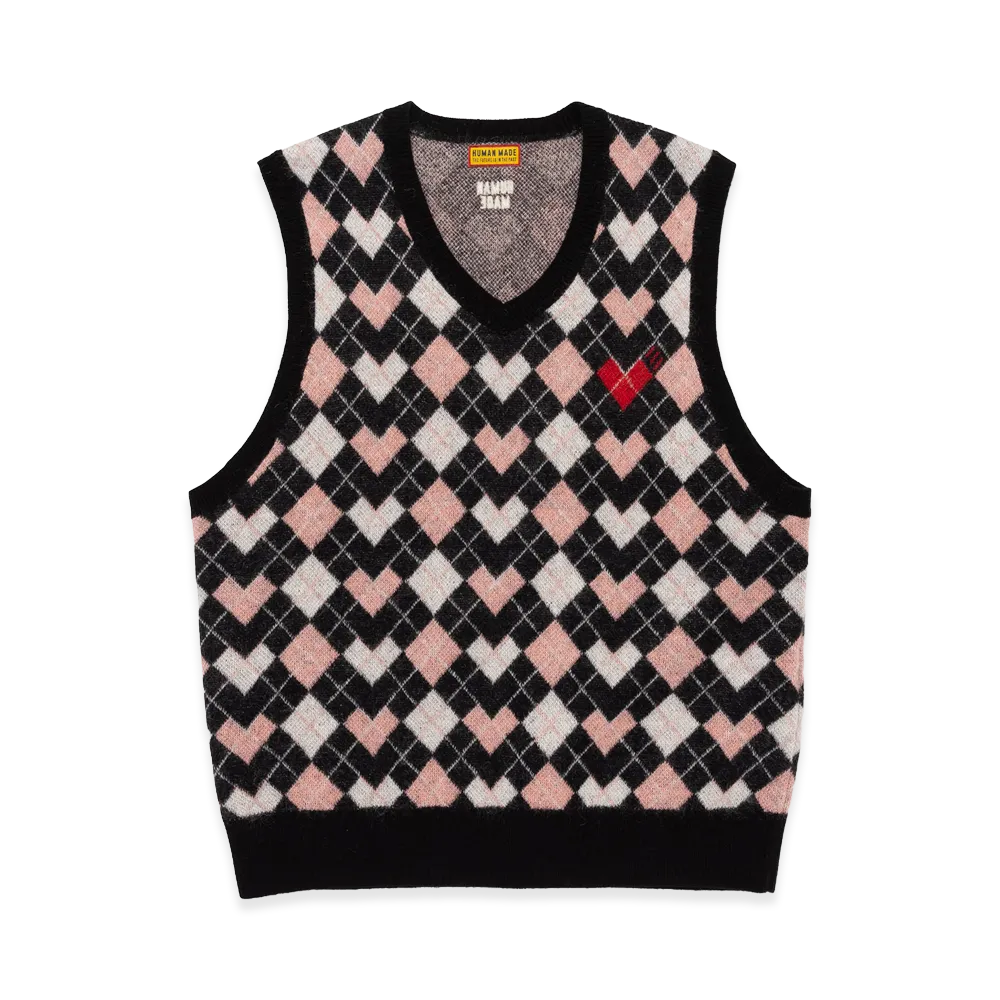 HUMAN MADE Knit Vest "Black"