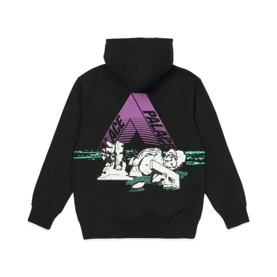 PALACE FALLEN CITY HOOD "Black"