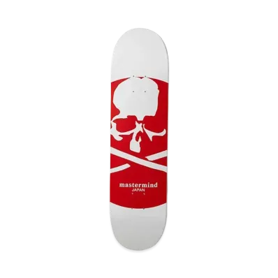 mastermind JAPAN Skate Deck "White Red"