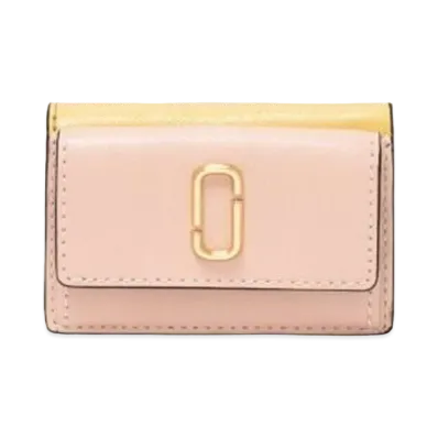 Marc Jacobs The Snapshot Mini Trifold "New Rose Multi"