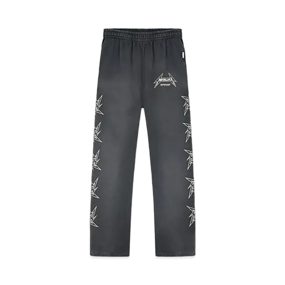 REPRESENT x METALLICA Local Crew Sweatpant "Stained Black"