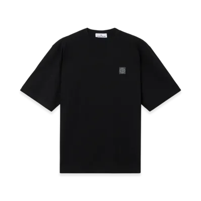 Stone Island 2100025 Combed Organic Cotton Jersey "Black"