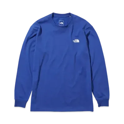 The North Face L/S BACK SQUARE LOGO TEE "TNF Blue"