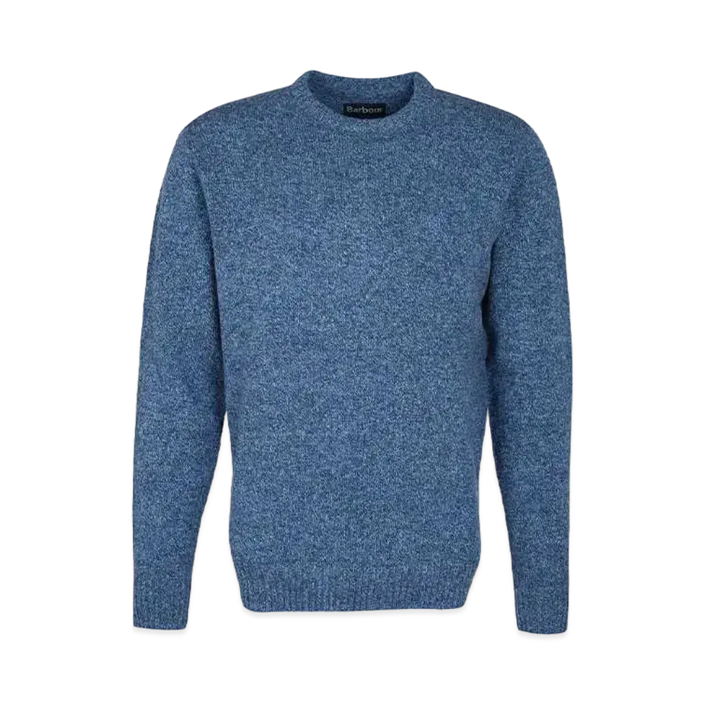 Barbour Newbury Lambs Wool Crewneck Knit "Blue"