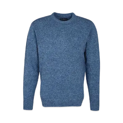 Barbour Newbury Lambs Wool Crewneck Knit "Blue"