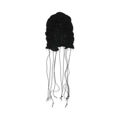 THEREDTHREAD G Tech Cord Earflap "Black"