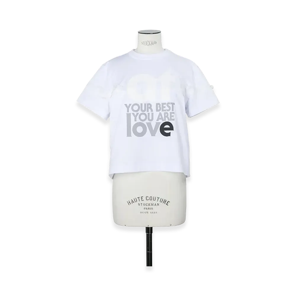 sacai Print T-Shirt "White"
