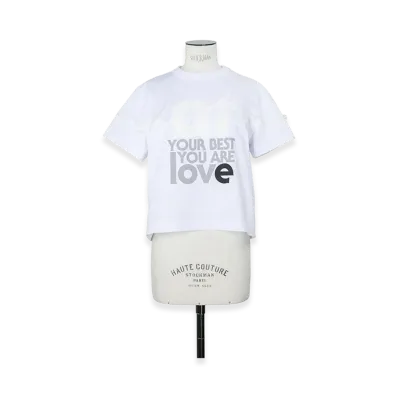 sacai Print T-Shirt "White"