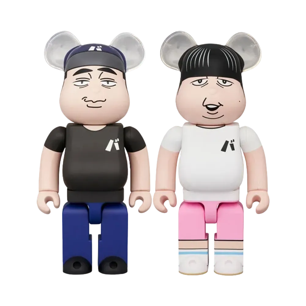 Bearbrick Bananaman Shitara 100% & 400% & Himura 100% & 400% Combination Set