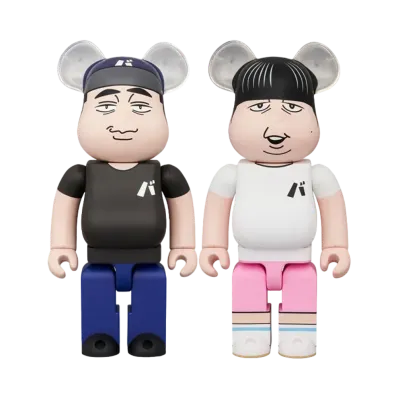 Bearbrick Bananaman Shitara 100% & 400% & Himura 100% & 400% Combination Set