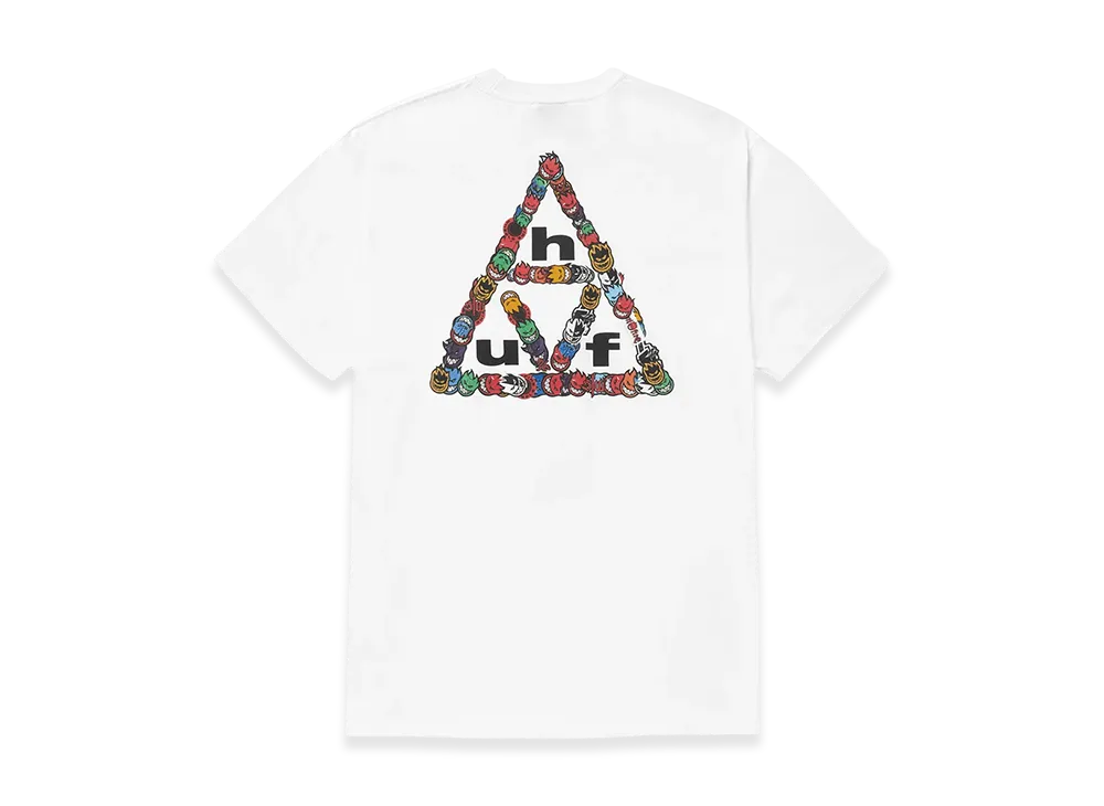 HUF x SPITFIRE Sticker TT Tee "White"