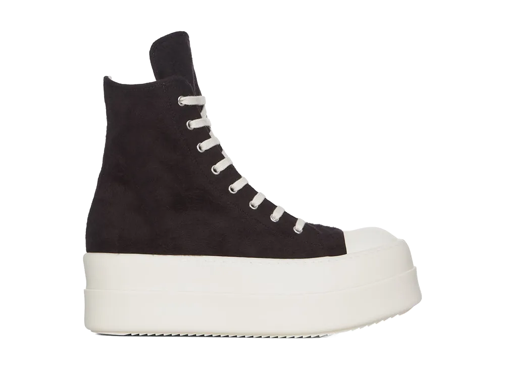Rick Owens DRKSHDW Women's Mega Bumper Sneaks "Black/Milk"