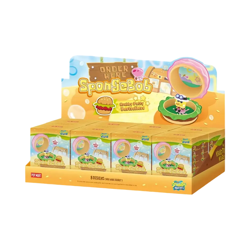 POP MART SpongeBob: Krabby Patty Bestsellers Series Figures [Assortment Box]