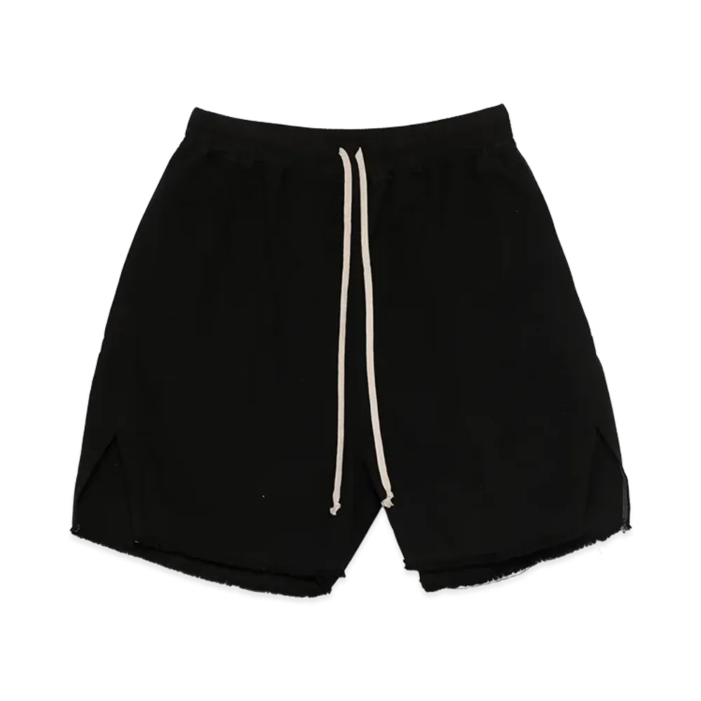 Rick Owens DRKSHDW 'long Boxers Butt Zip' Bermuda Shorts "Black"