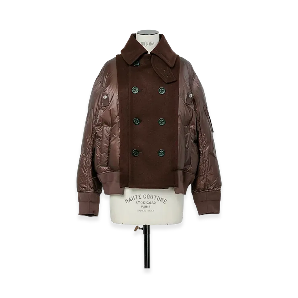 sacai Puffer Blouson "Brown"