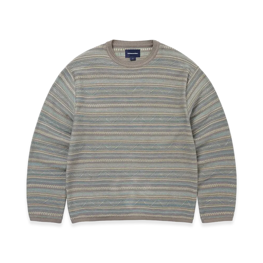thisisneverthat Pattern Knit Crew "Slate"