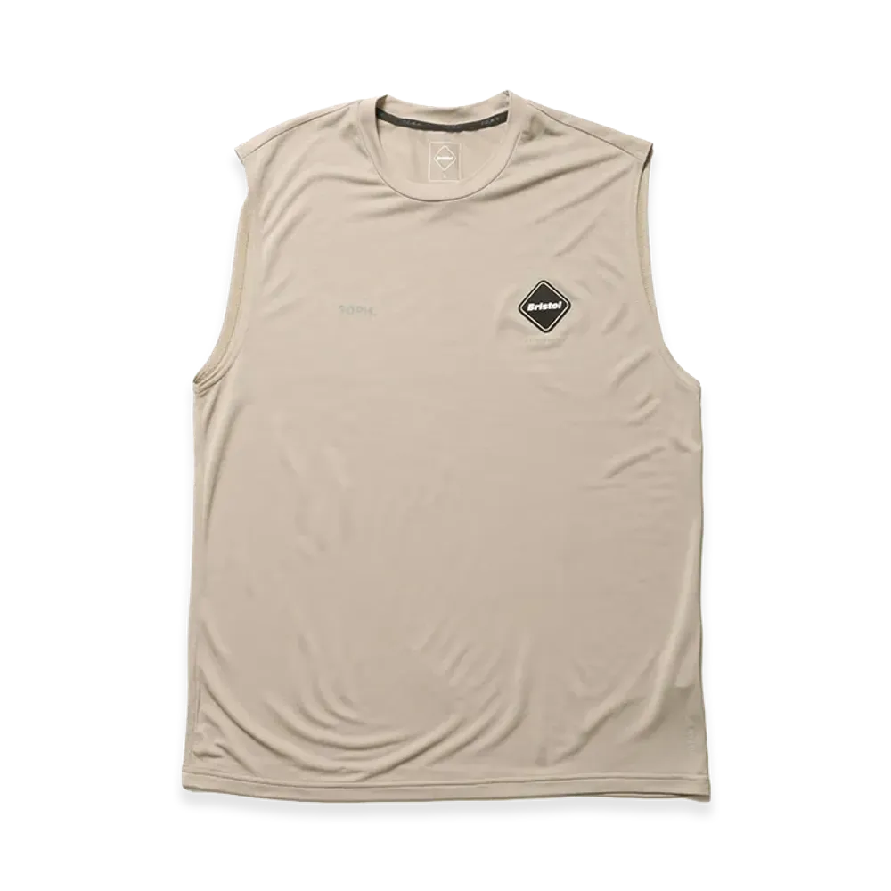 F.C.Real Bristol Polartec S/L Workout Top "Greige"