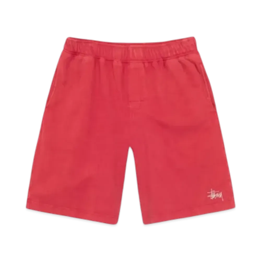 Stussy Double Layer Jersey Short "Red"