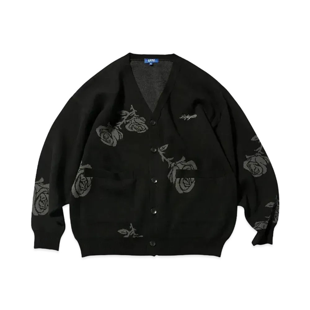 LFYT ROSE KNIT CARDIGAN "BLACK"