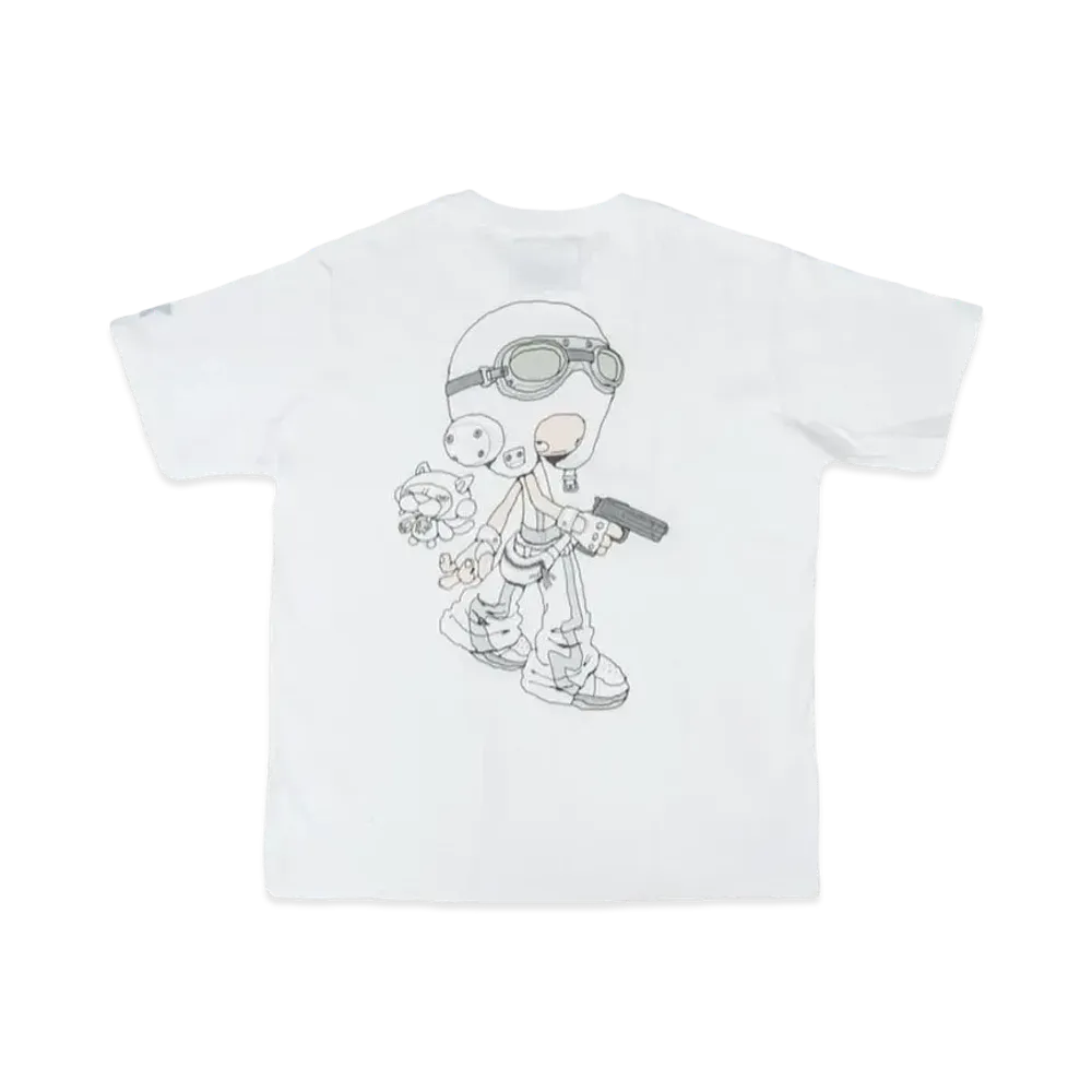 YAMEPI x FUTURE ARCHIVE YAME Fade Tee "White"