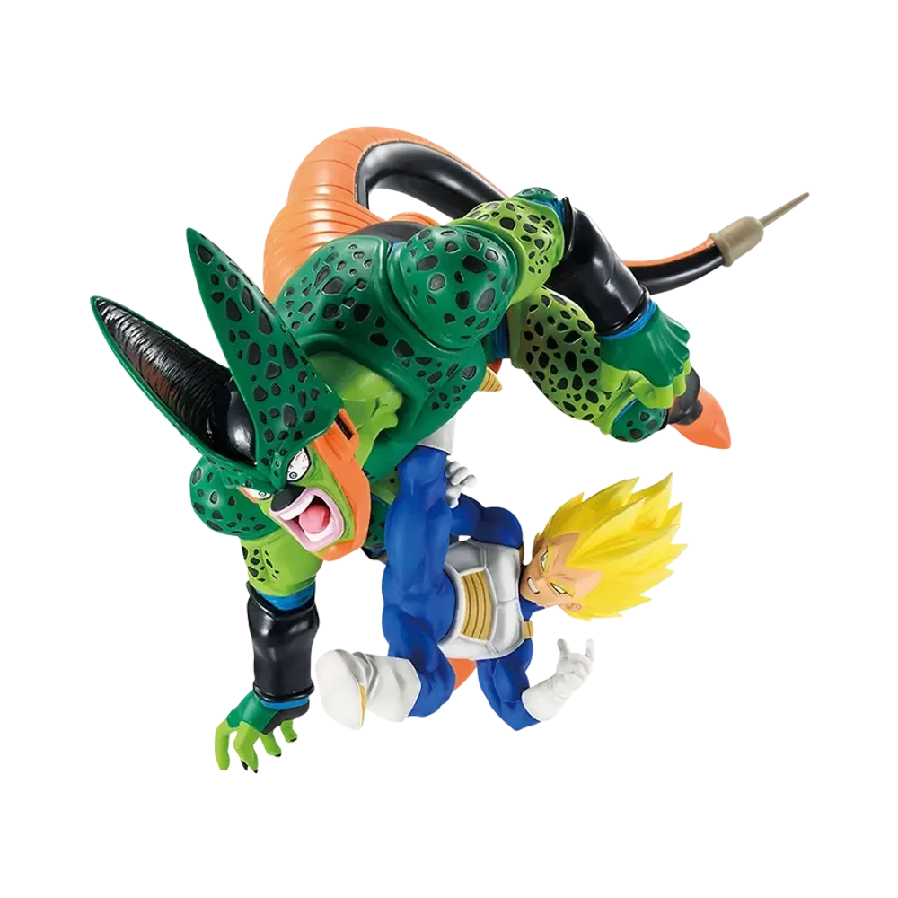 BANDAI "Ichiban Kuji" -Dragon Ball DRAGON HISTORY II- C Prize Vegeta VS Cell Revible Moment