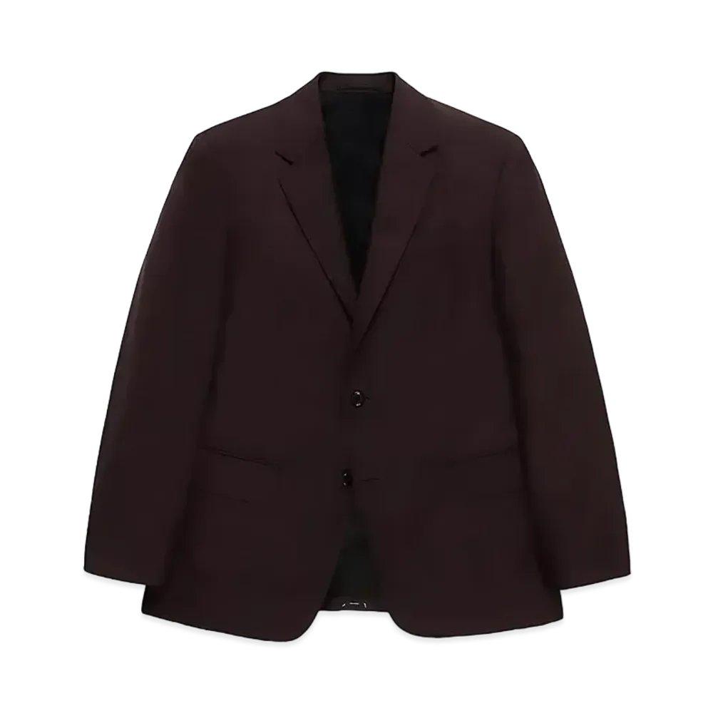 WACKO MARIA x DORMEUIL / Single Breasted Jacket "Burgundy"
