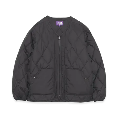 The North Face Purple Label Pertex Quantum Plas Field Down Cardigan "Black"