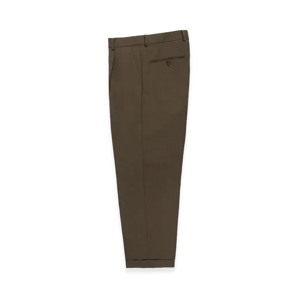 WACKO MARIA x Dormeuil Pleated Trousers Type-1,2,Double "Brown"