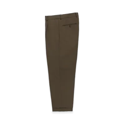 WACKO MARIA x Dormeuil Pleated Trousers Type-1,2,Double "Brown"