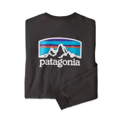 patagonia Men's LongSleeve Fitzroy Horizon Responsibility "Basalt Brown"