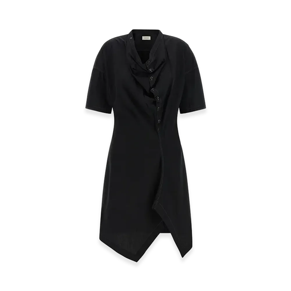 LEMAIRE Women's 'Soft Collar' Dress "Black"