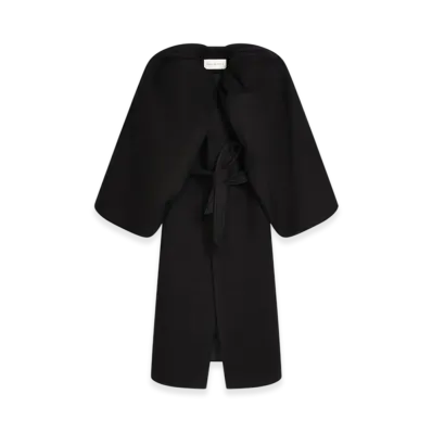 DRIES VAN NOTEN Constructed Wool Coat "Midnight"