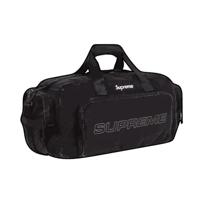 Supreme Denim Duffle Bag "Black"