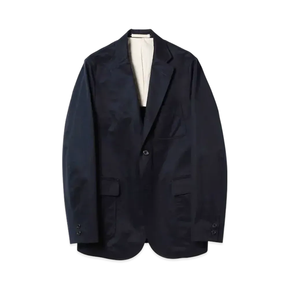 BEAMS 3B Jacket 80/3 Twill "Navy"