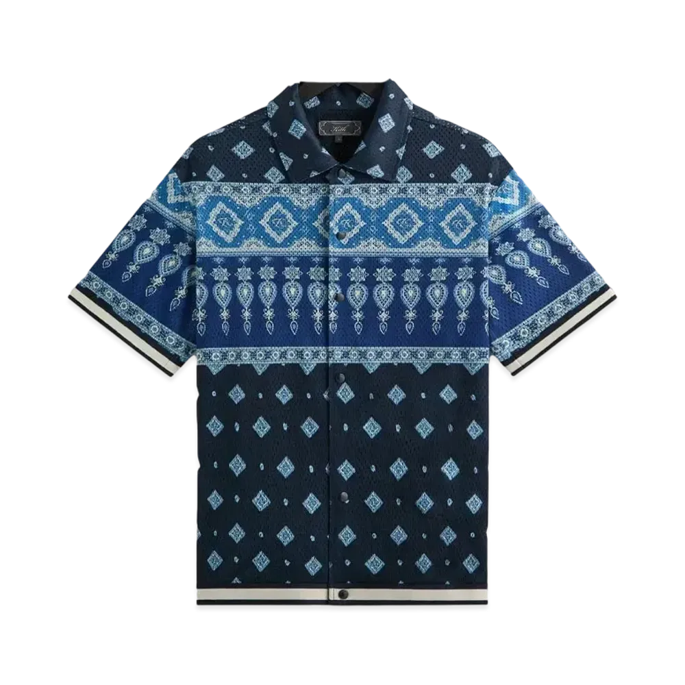 Kith Printed Mesh Woodpoint Shirt "Nocturnal"