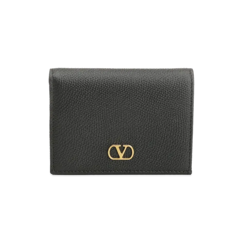 Valentino Women's Vlogo Signature Flap French Wallet "Black"