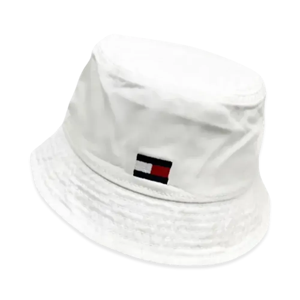 TOMMY HILFIGER Am Frsh Ardn Buckt Hat "White"
