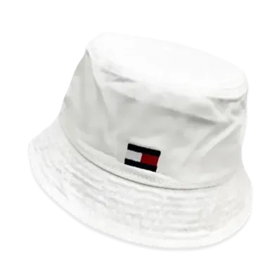 TOMMY HILFIGER Am Frsh Ardn Buckt Hat "White"