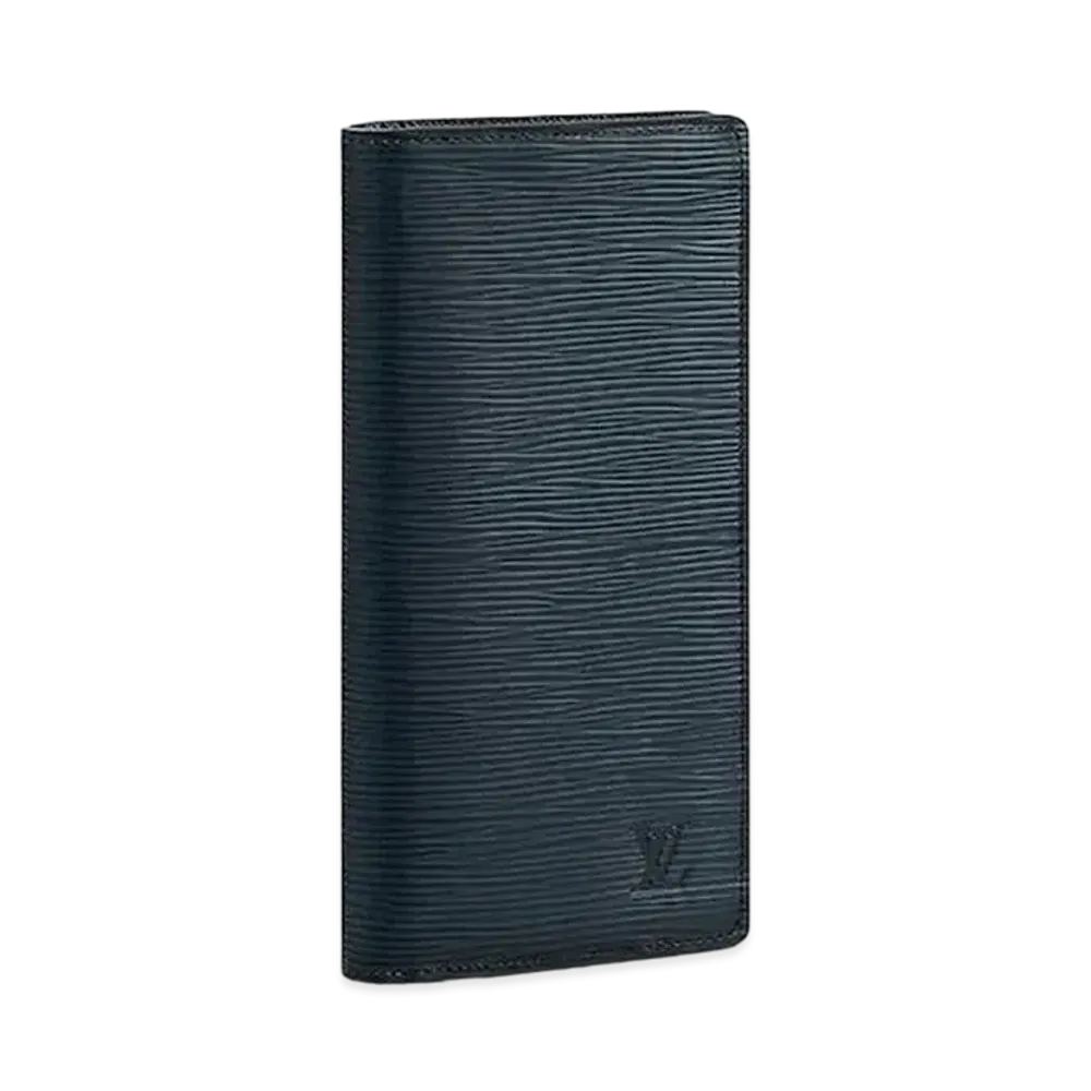 Louis Vuitton Brazza Wallet Epi "Bleu Marine"