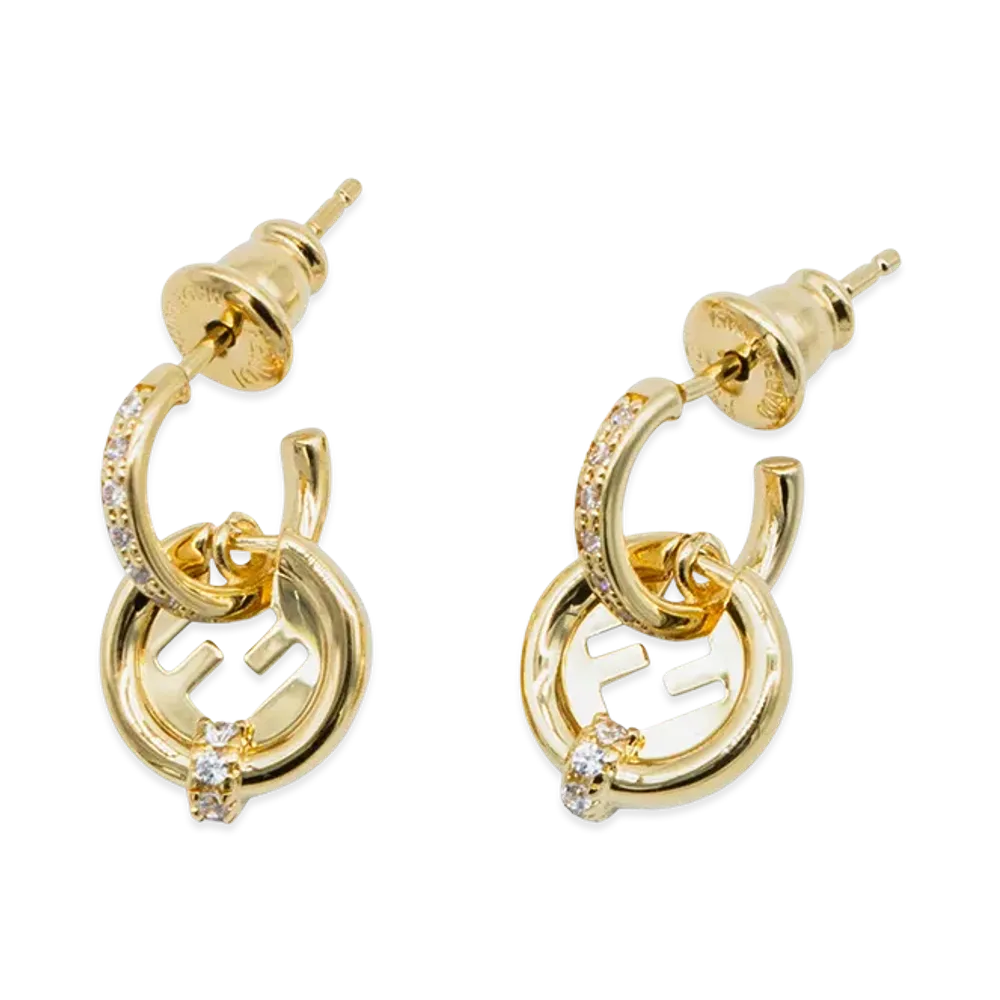 FENDI Women's Earrings "Gold"