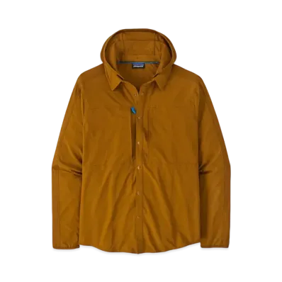 Patagonia Men's River Rambler Hybrid Sun Hoodie "Brown"
