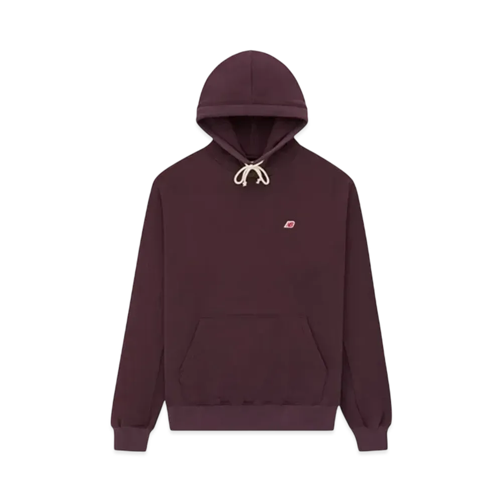 New Balance Made In Usa Core Hoodie "Plum Brown"