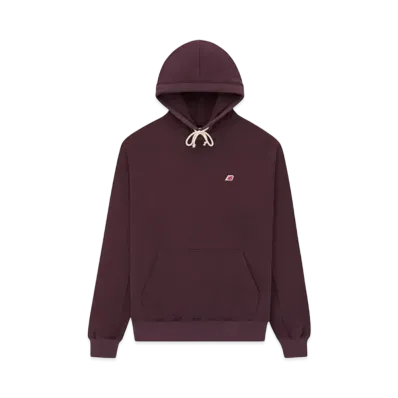 New Balance Made In Usa Core Hoodie "Plum Brown"