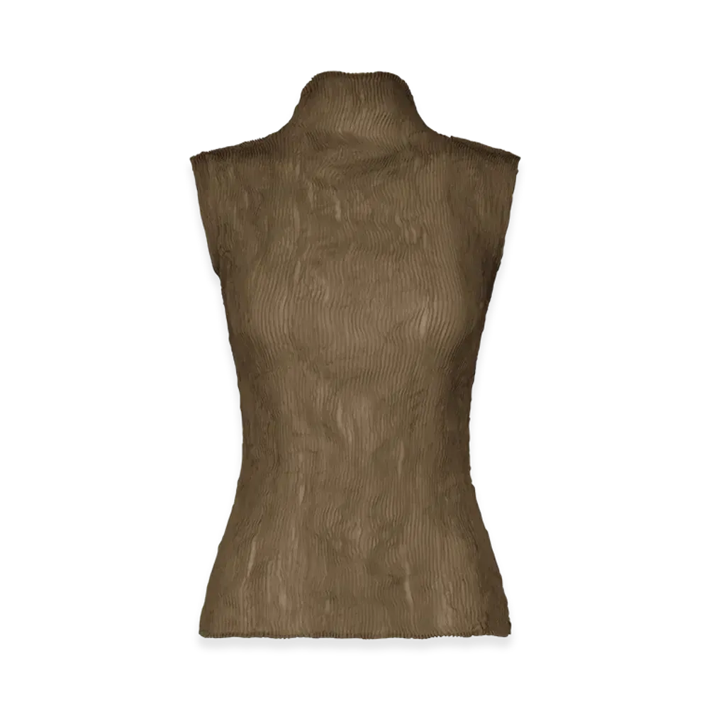 ISSEY MIYAKE Chiffon Twist 1 "DarkBrown"